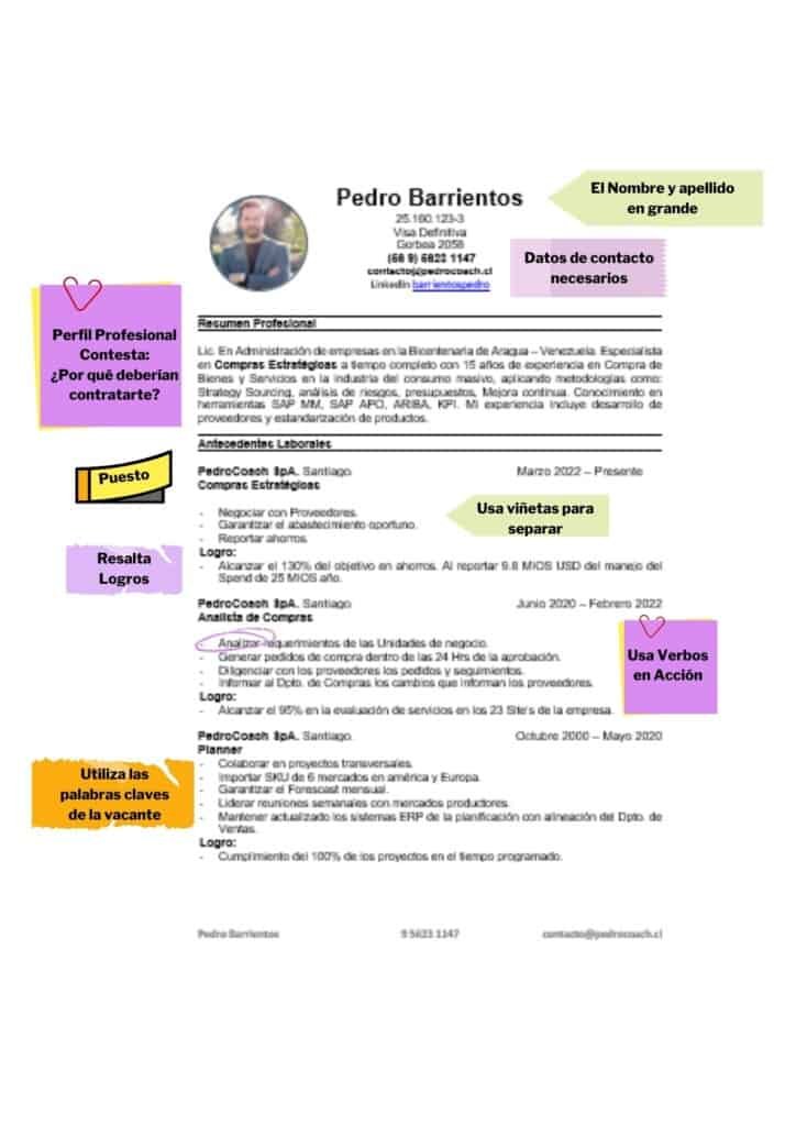 Lo que debes saber para hacer 1 currículum vitae adecuado - 2025 Claves de CV - Página 1